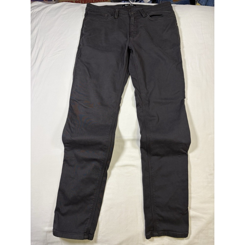 DU/ER No Sweat Slim Fit Pants Mens 32x31 MFNS1001 N2X Stretch Charcoal Black